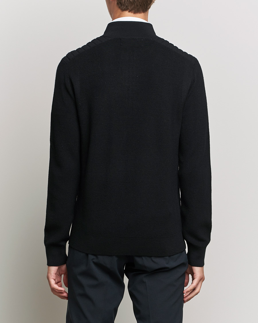 Mies | Puserot | RLX Ralph Lauren | Merino Half Zip Sweater Black
