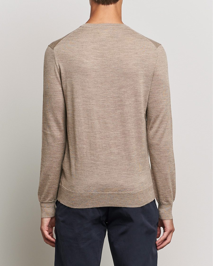 Mies | Puserot | Polo Ralph Lauren | Merino Crew Neck Pullover Light Walnut Heather