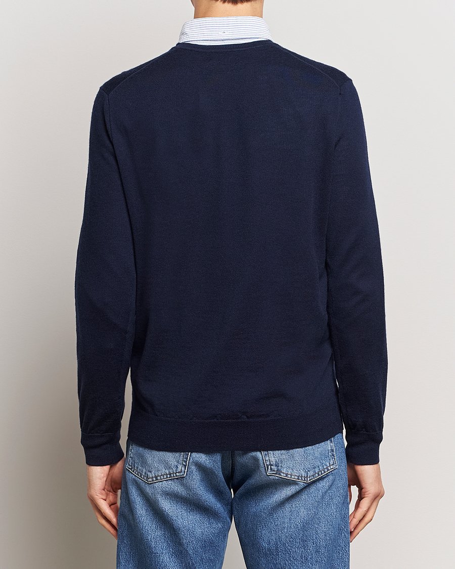 Mies | Puserot | Polo Ralph Lauren | Merino Crew Neck Pullover Hunter Navy