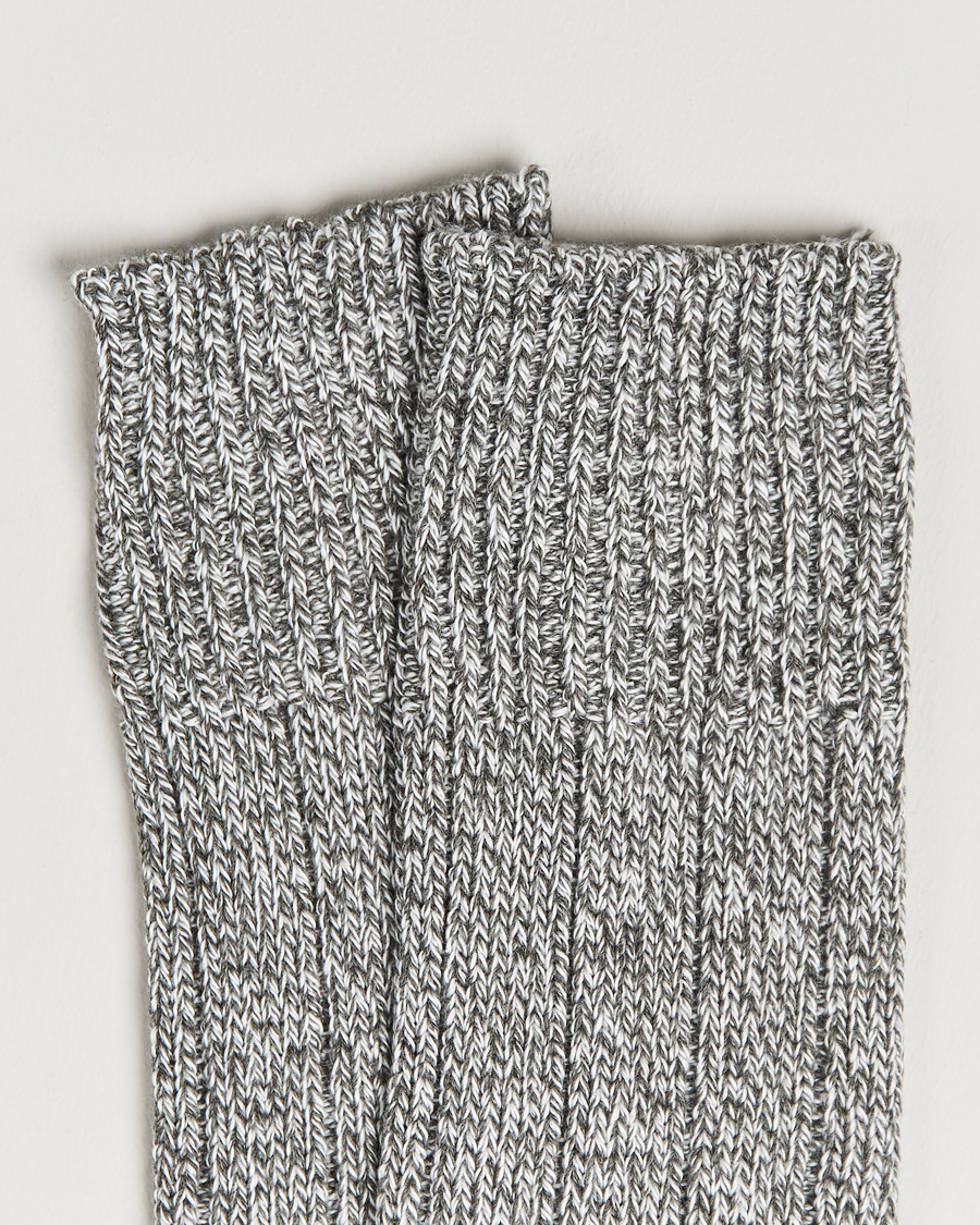 Mies | Preppy AuthenticGAMMAL | Polo Ralph Lauren | Camp Wool Striped Sock Grey