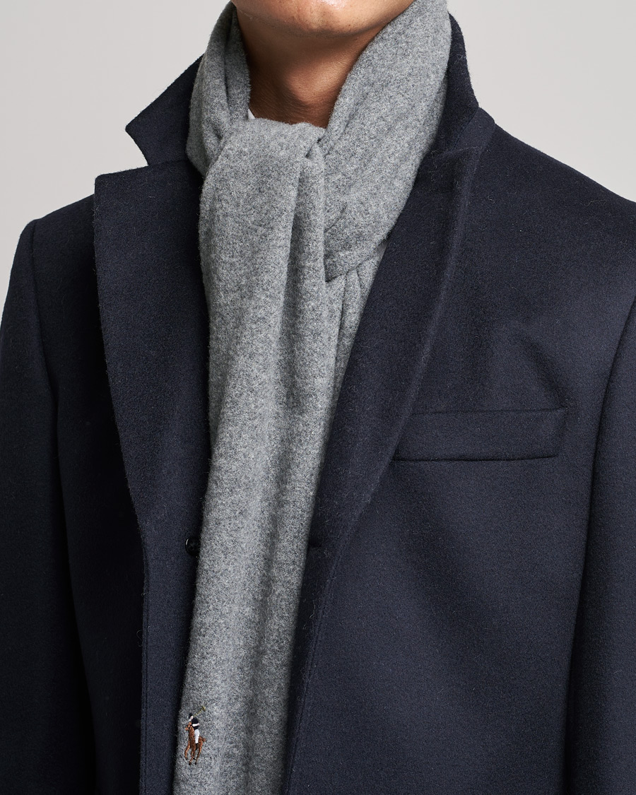 Mies | Polo Ralph Lauren Signature Wool Scarf Fawn Grey Heather | Polo Ralph Lauren | Signature Wool Scarf Fawn Grey Heather