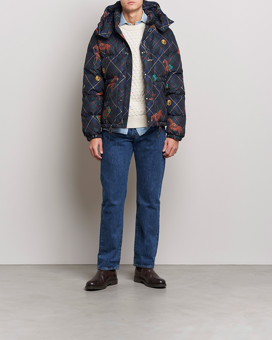 Mies | Takit | Polo Ralph Lauren | Blackwatch Pony Puffer Jacket Multi
