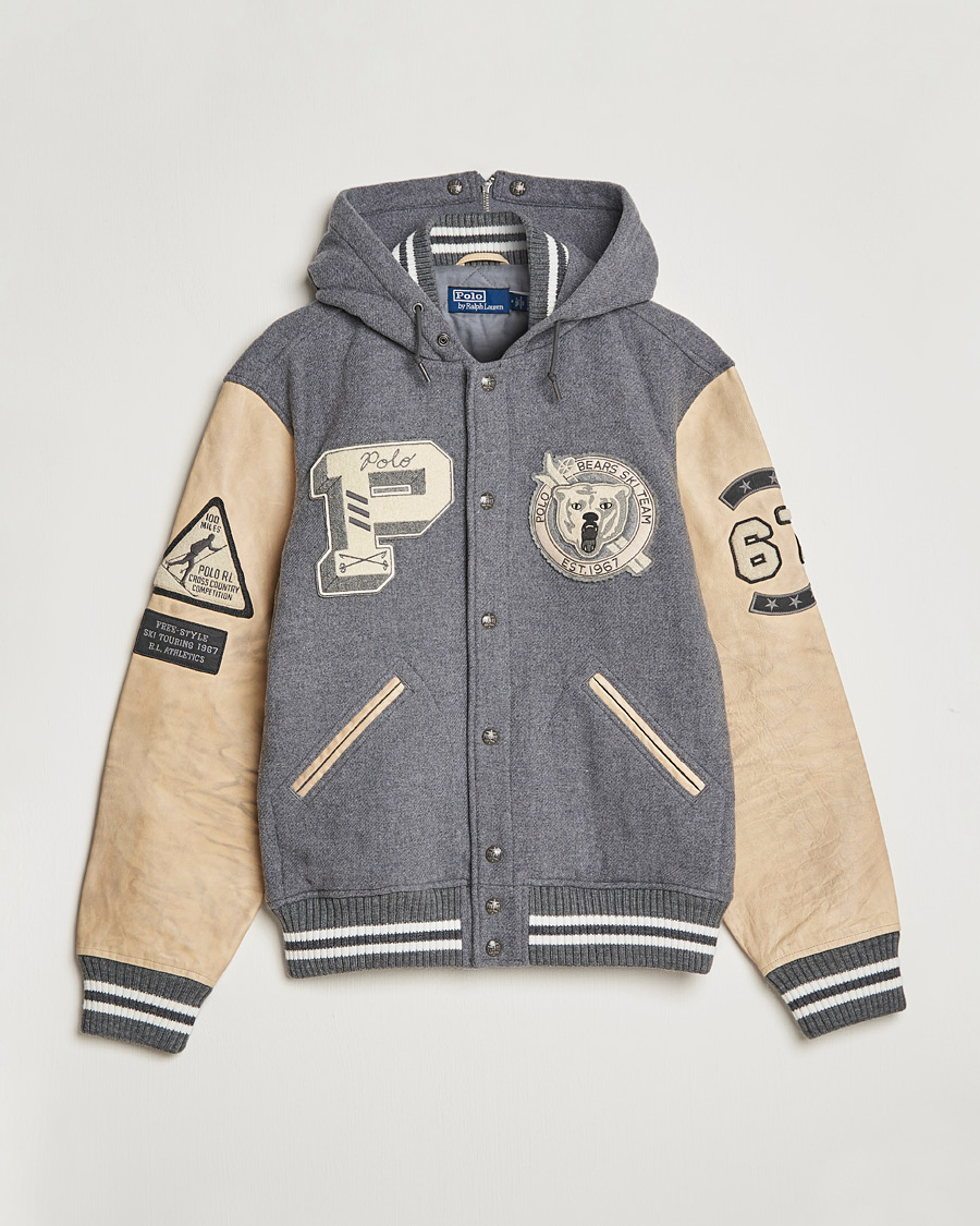 Mies | Takit | Polo Ralph Lauren | Ski Varsity Lined Bomber Jacket Grey Heather
