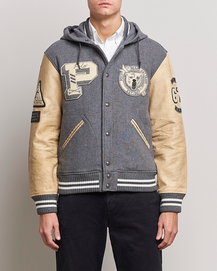 Mies | Takit | Polo Ralph Lauren | Ski Varsity Lined Bomber Jacket Grey Heather