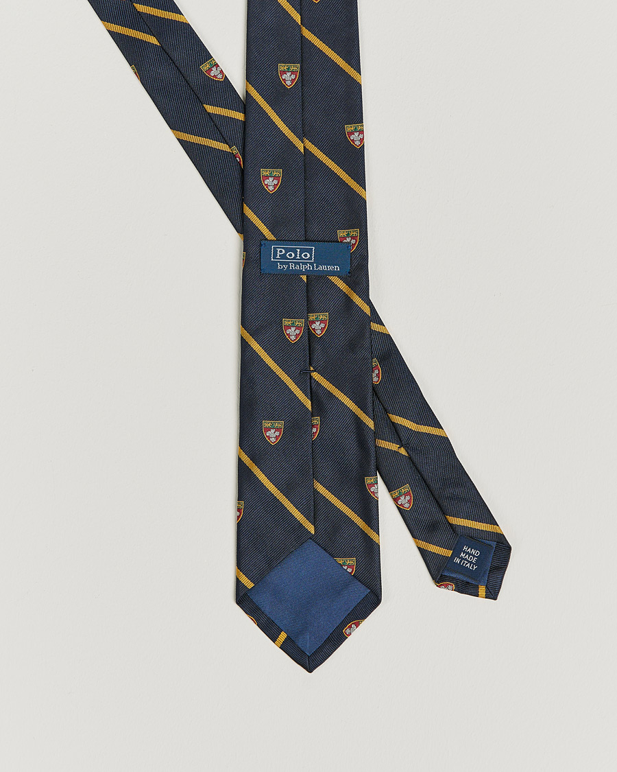 Mies | Solmiot | Polo Ralph Lauren | Crest Striped Tie Navy