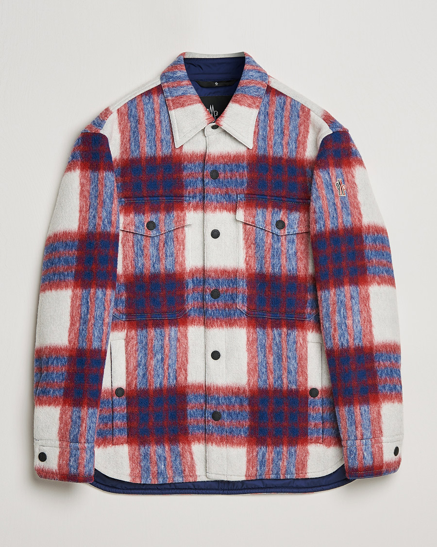 Mies | Takit | Moncler Grenoble | Waier Padded Shirt Jacket White/Red