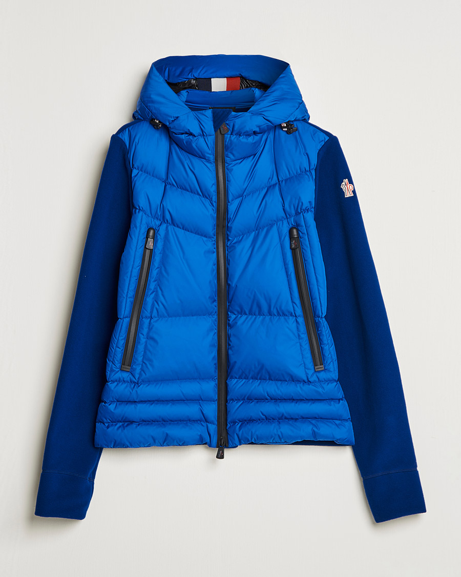Miehet |  | Moncler Grenoble | Padded Full Zip Sweater Dark Blue