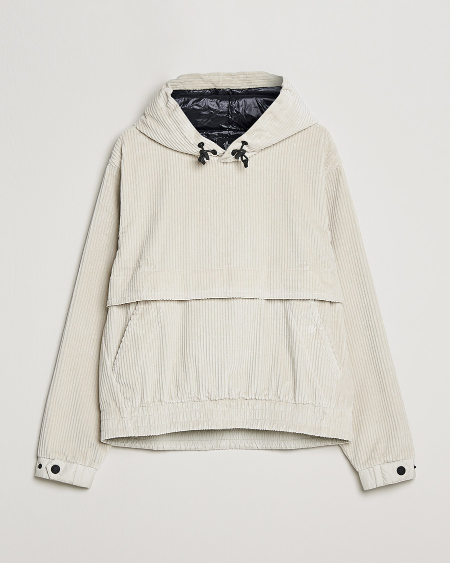 Mies | Takit | Moncler Grenoble | Stretch Corduroy Hoodie Off White
