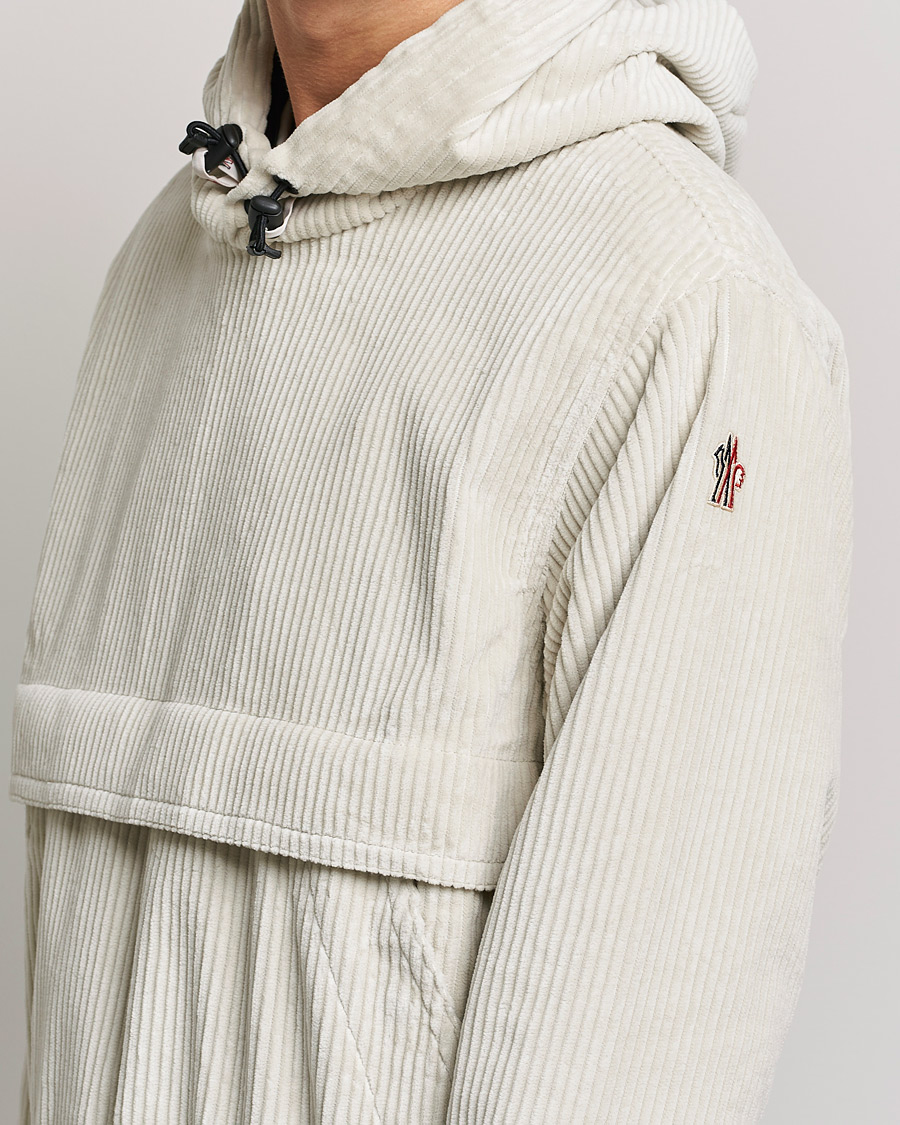 Mies | Takit | Moncler Grenoble | Stretch Corduroy Hoodie Off White