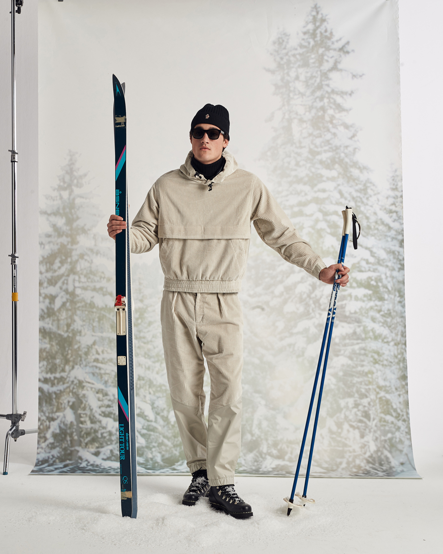 Mies | Housut | Moncler Grenoble | Stretch Corduroy Pants Off White