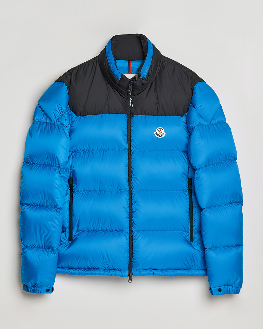 Mies | Takit | Moncler | Peuplier Down Jacket Black/Sky Blue