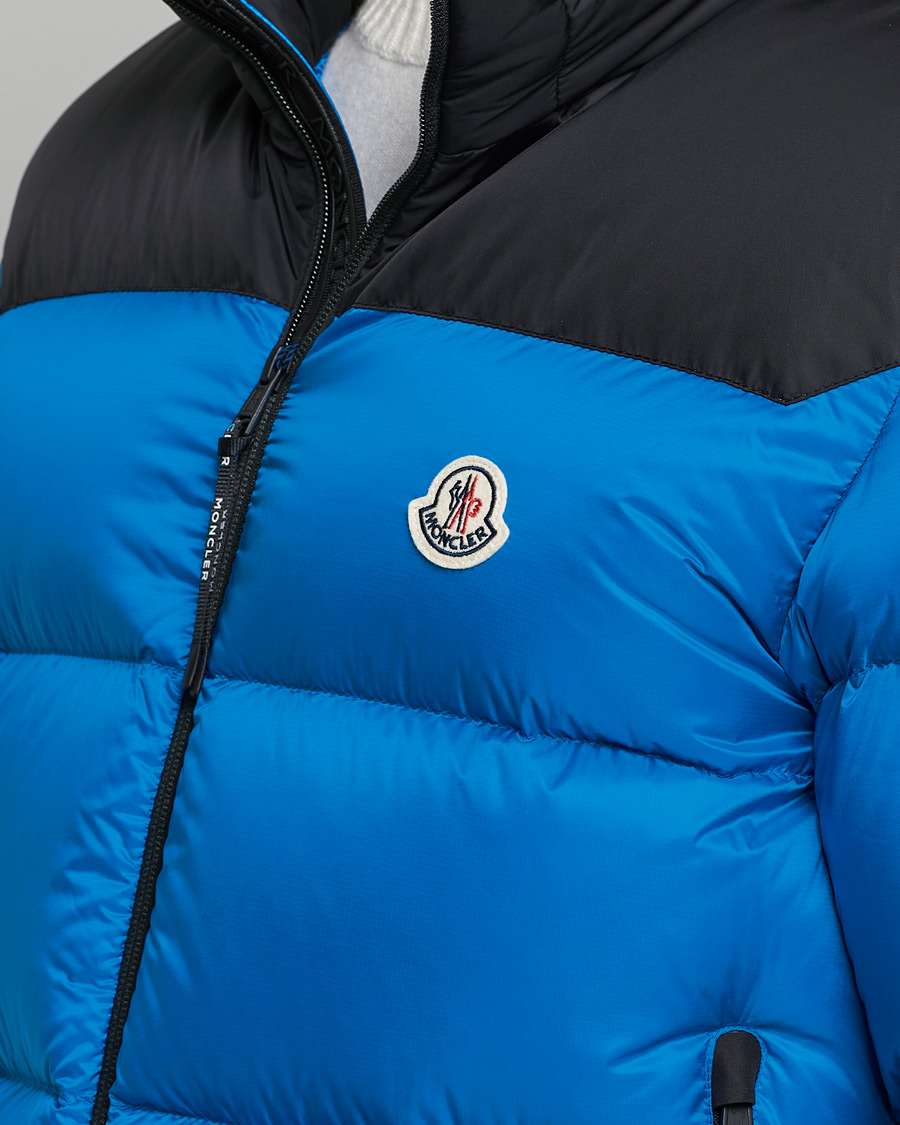 Mies | Takit | Moncler | Peuplier Down Jacket Black/Sky Blue