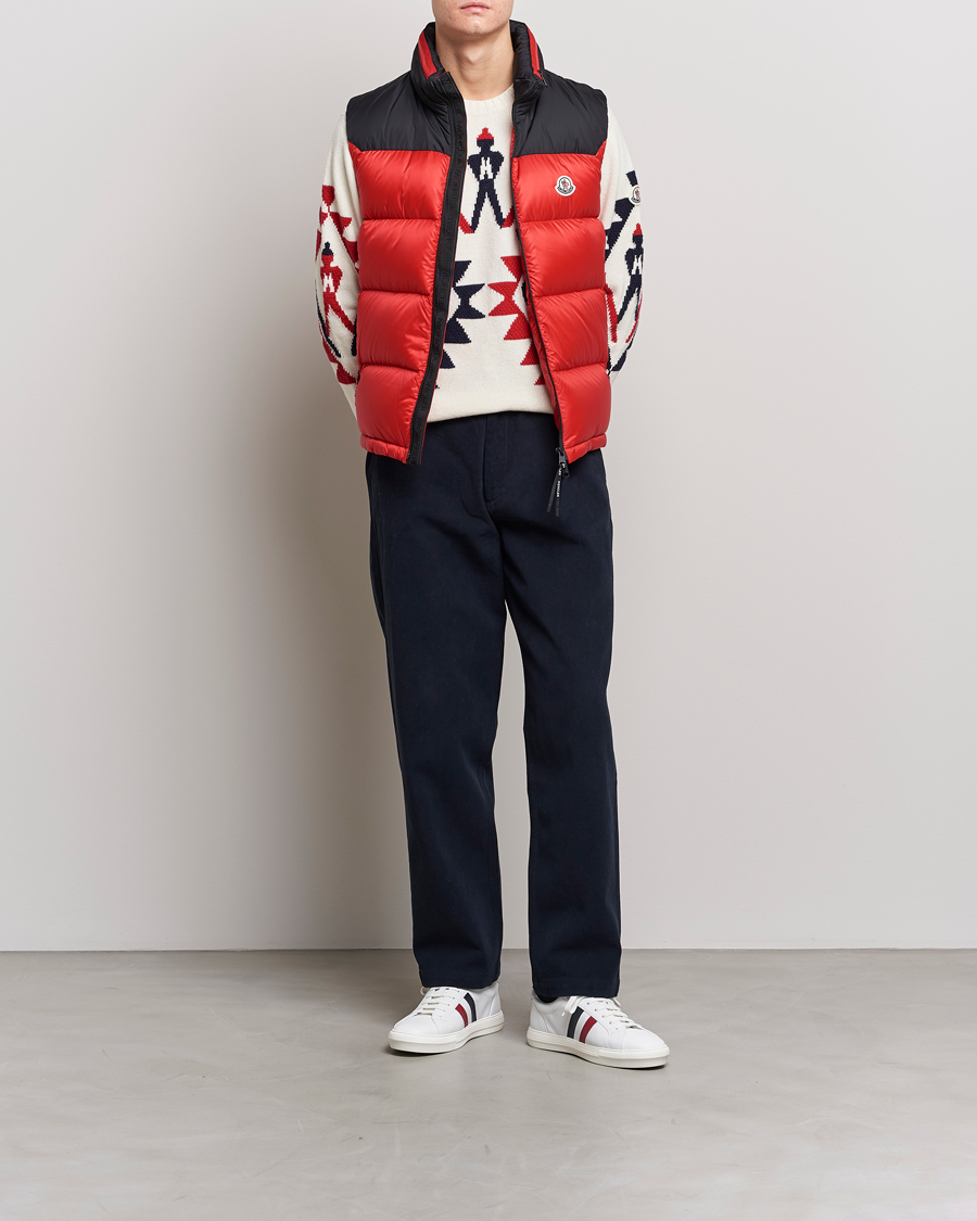 Mies |  | Moncler | Ophrys Down Vest Black/Red