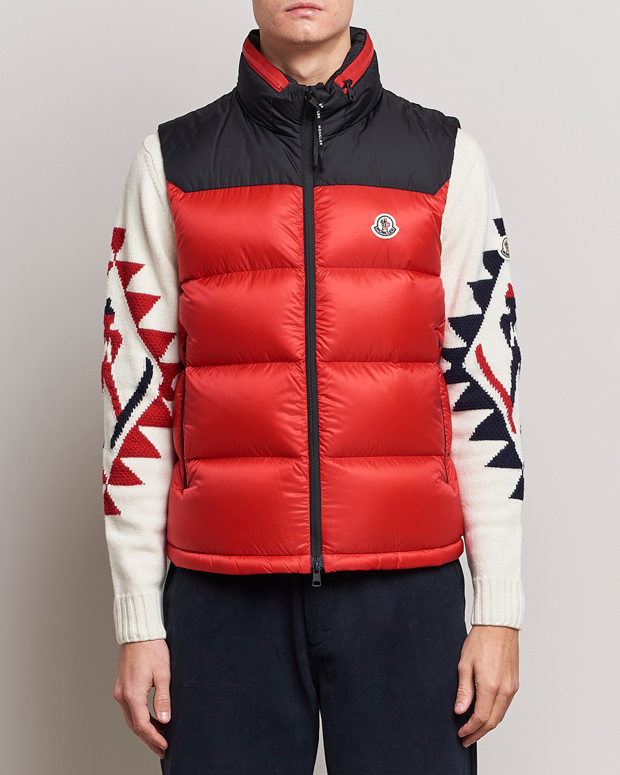 Mies | Moncler | Moncler | Ophrys Down Vest Black/Red