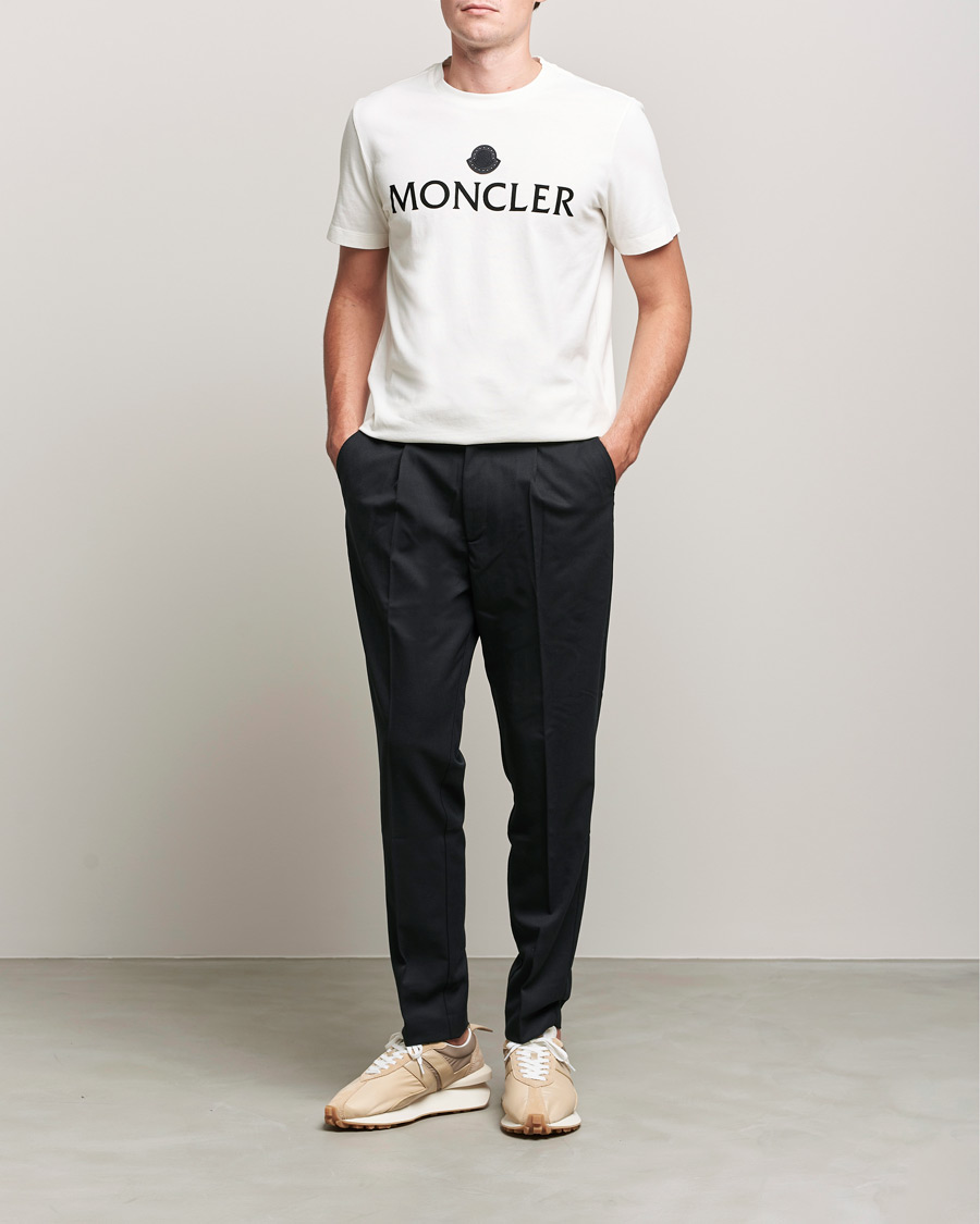 Mies | T-paidat | Moncler | Lettering T-Shirt White