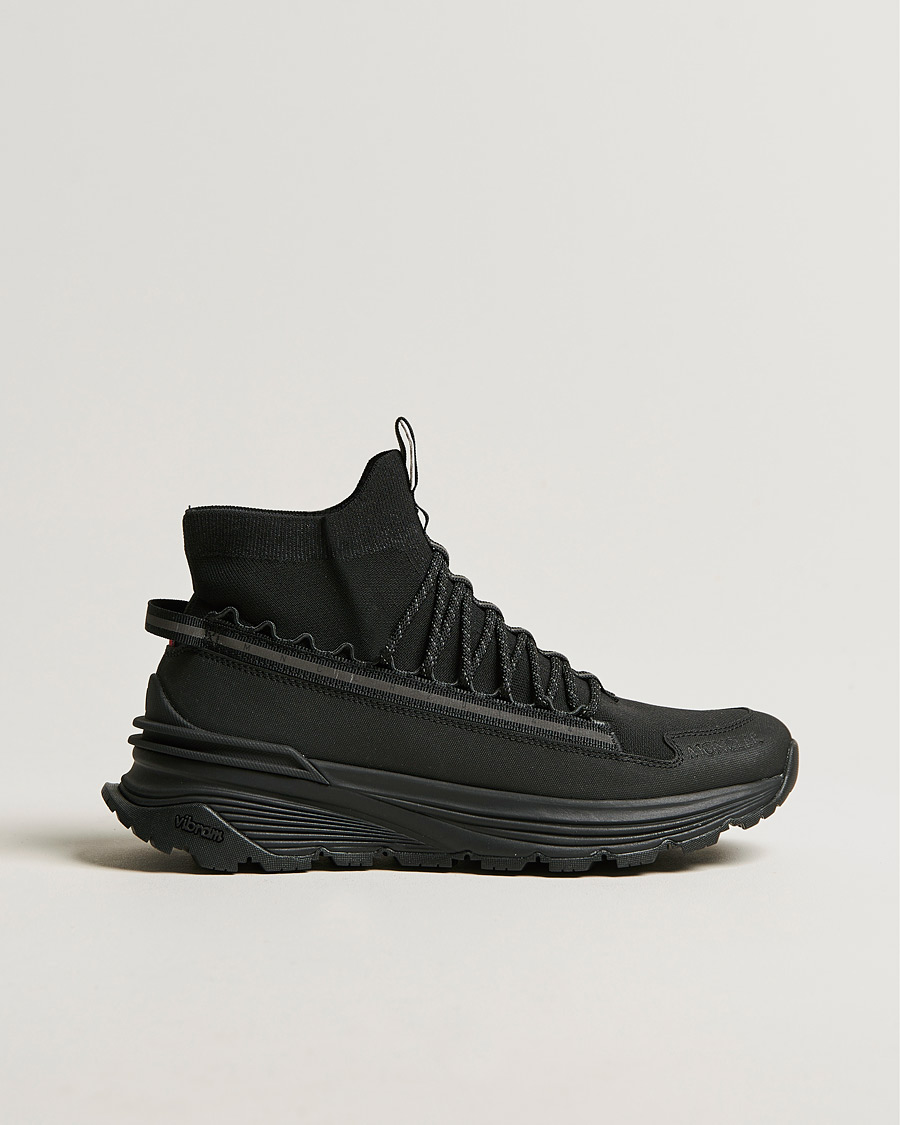 Mies | Moncler Knit High Running Sneakers Black | Moncler | Knit High Running Sneakers Black