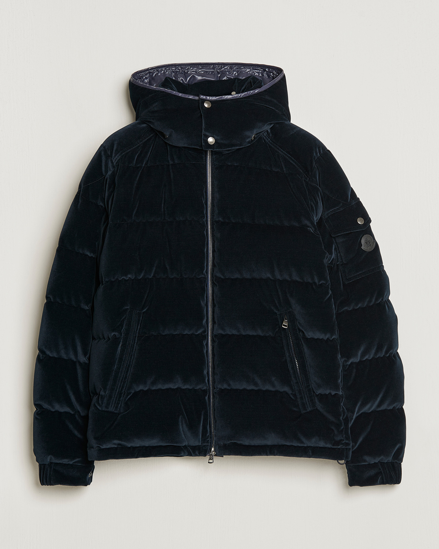 Mies | Takit | Moncler | Armorique Velvet Down Jacket Navy