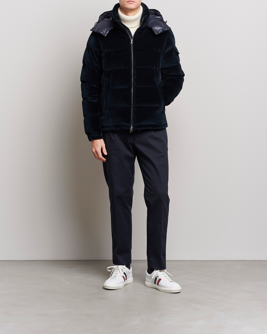 Mies | Takit | Moncler | Armorique Velvet Down Jacket Navy