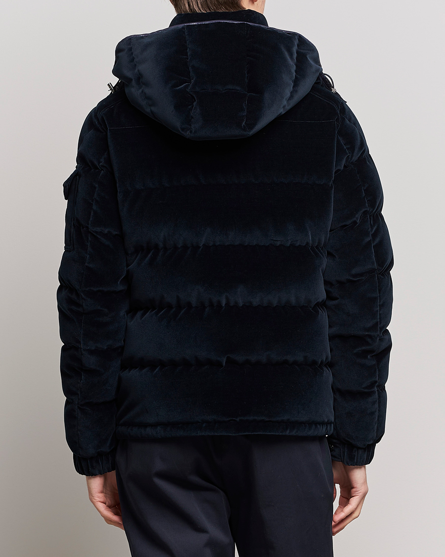 Mies | Takit | Moncler | Armorique Velvet Down Jacket Navy