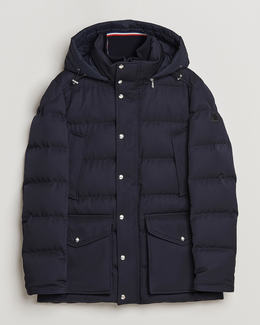 Mies | Takit | Moncler | Solidage Flannel Down Parka Navy