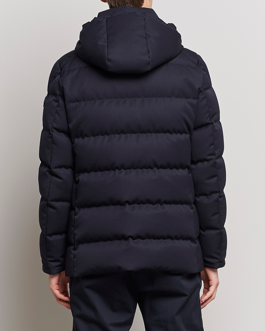 Mies | Takit | Moncler | Solidage Flannel Down Parka Navy