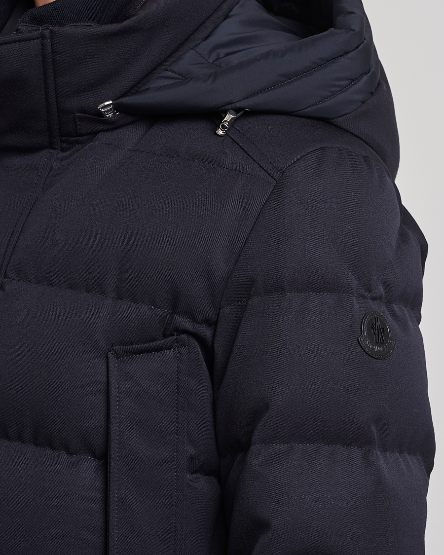 Mies | Takit | Moncler | Solidage Flannel Down Parka Navy