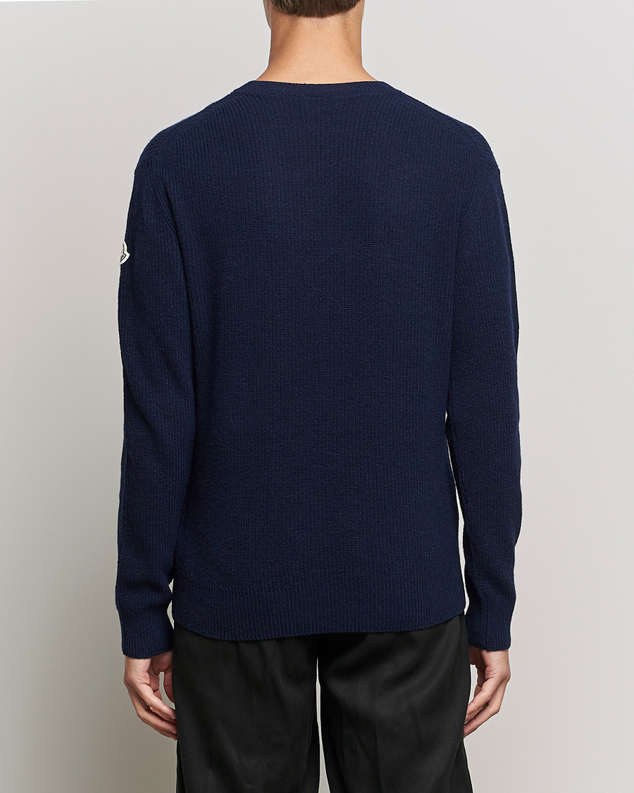 Mies | Puserot | Moncler | Cashmere Crew Neck Sweater Navy
