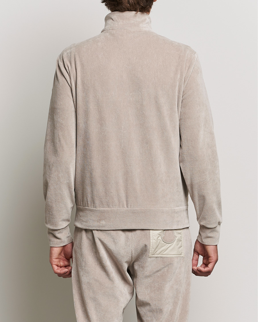 Mies | Puserot | Moncler | Corduroy Zip Cardigan Light Beige