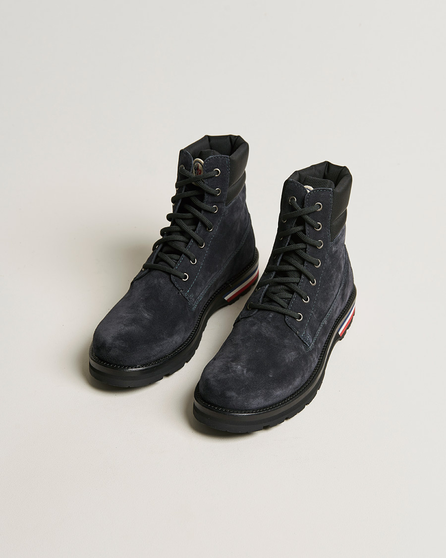 Mies | Nauhalliset varsikengät | Moncler | Vancouver Ankle Boots Black