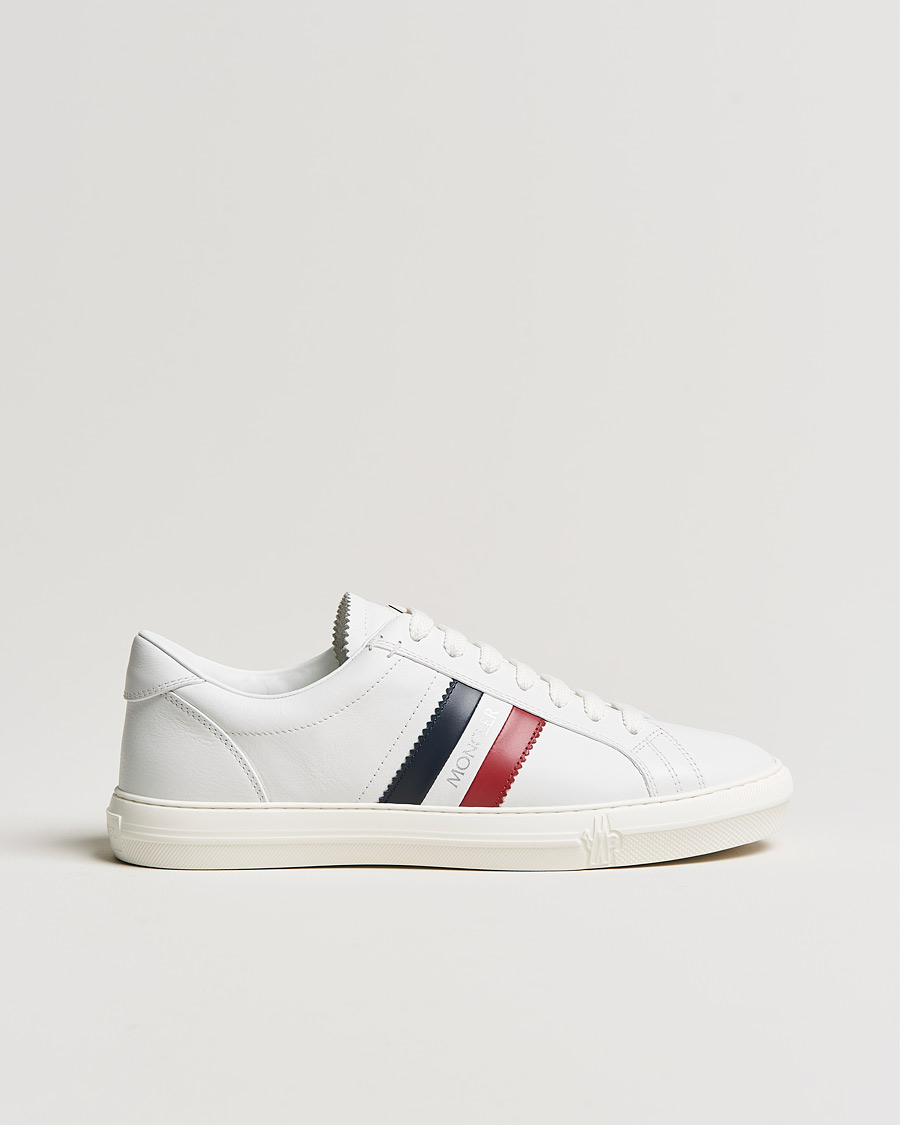Mies | Moncler Monaco Low Top Sneakers White | Moncler | Monaco Low Top Sneakers White