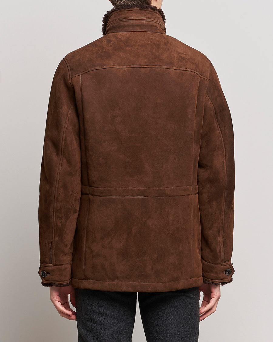 Mies | Takit | Ralph Lauren Purple Label | Shearling Field Jacket Chestnut