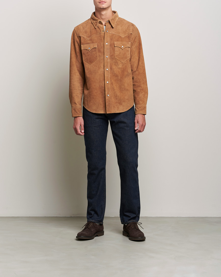 Mies | Farkut | RRL | Slow Straight 5-Pocket Denim Once Washed