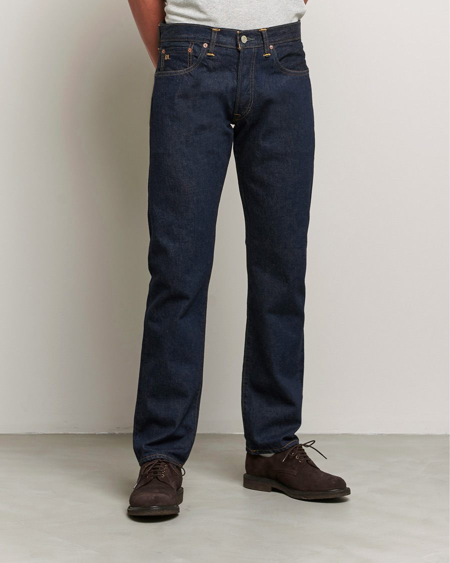 Mies | Farkut | RRL | Slow Straight 5-Pocket Denim Once Washed