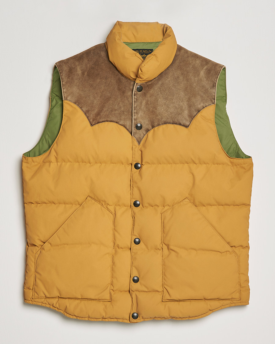 Miehet |  | RRL | Milburn Quilted Vest Mountain Yellow