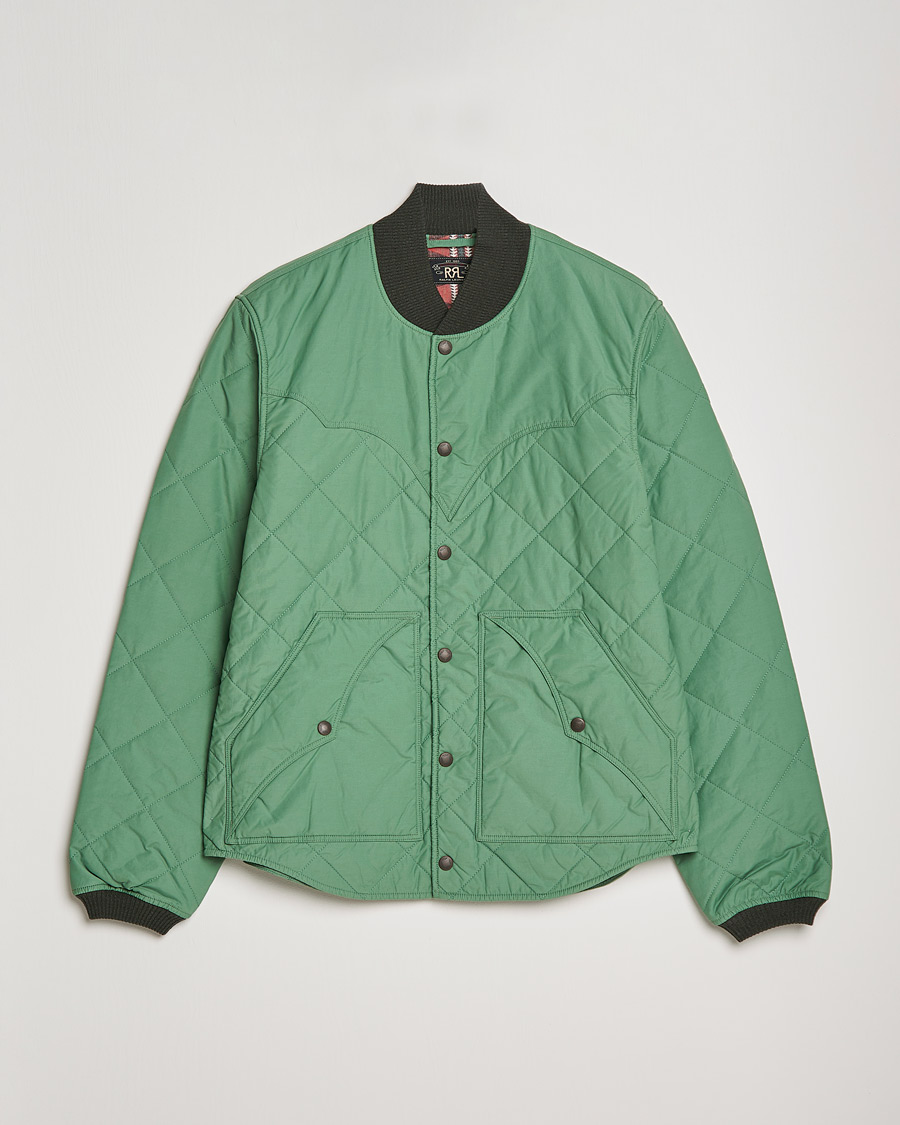 Miehet |  | RRL | Helston Quilted Jacket Vintage Turquoise