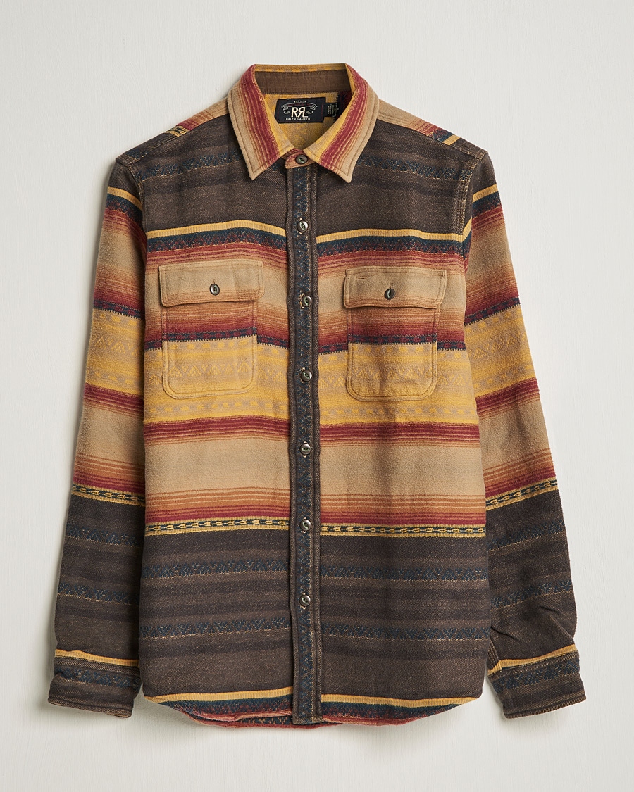 Mies | Kauluspaidat | RRL | Matlock Heavy Overshirt Brown