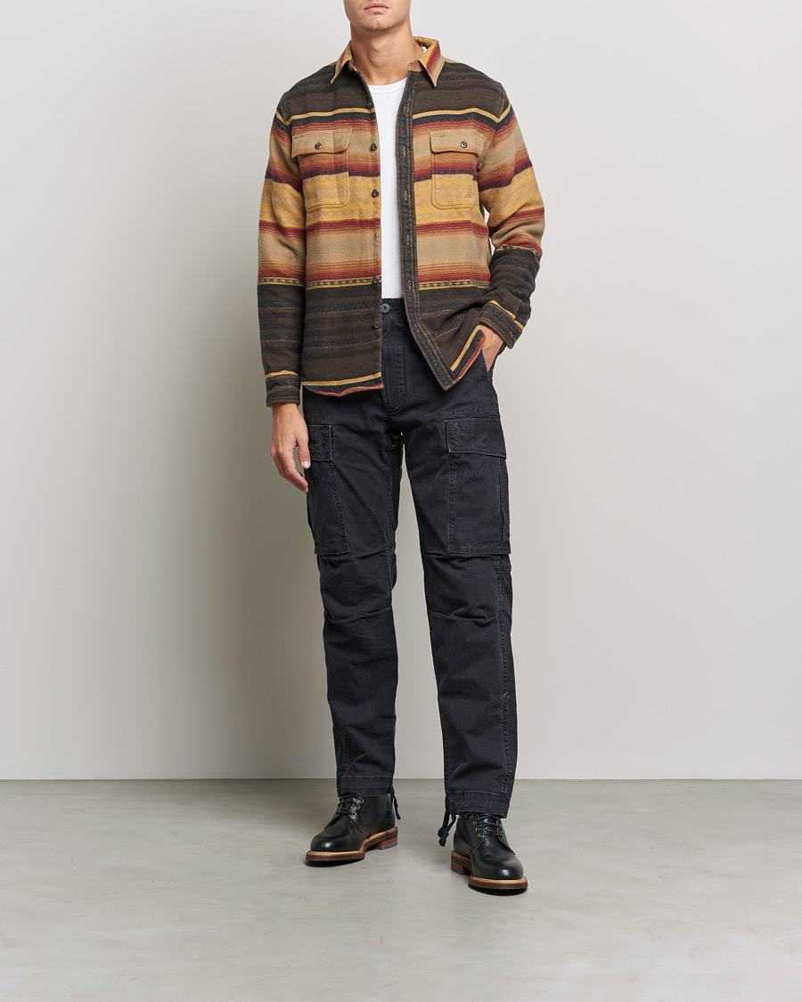 Mies | Kauluspaidat | RRL | Matlock Heavy Overshirt Brown