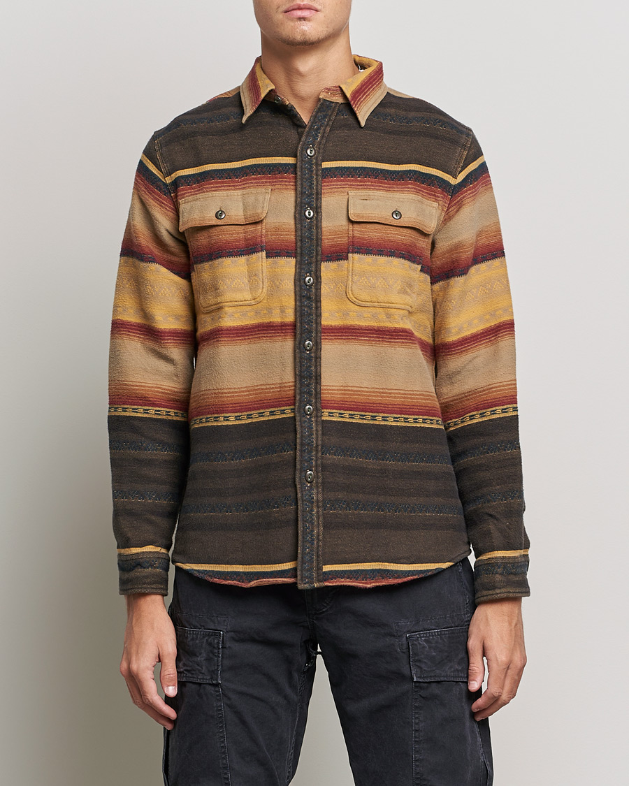 Mies | Kauluspaidat | RRL | Matlock Heavy Overshirt Brown