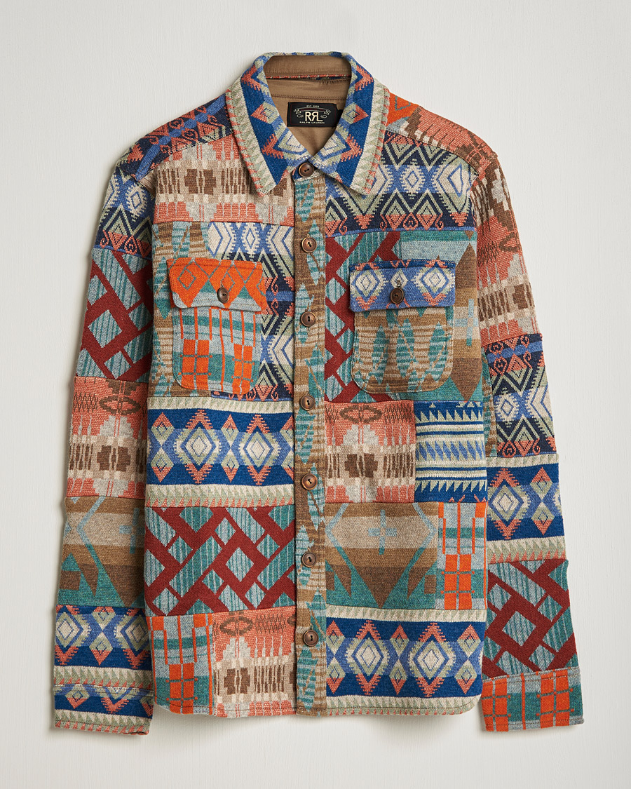 Mies | Kauluspaidat | RRL | Limited Edition Patchwork Shirt Multi