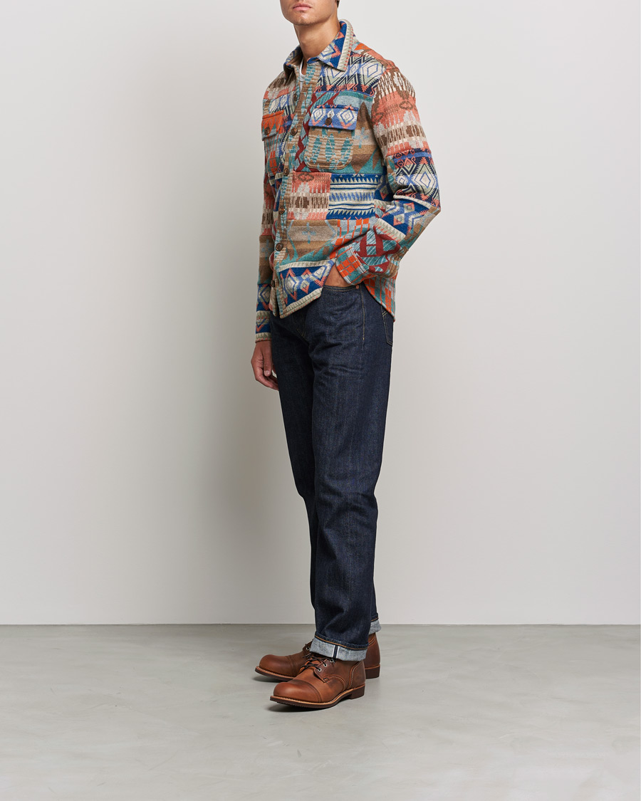 Mies | Kauluspaidat | RRL | Limited Edition Patchwork Shirt Multi