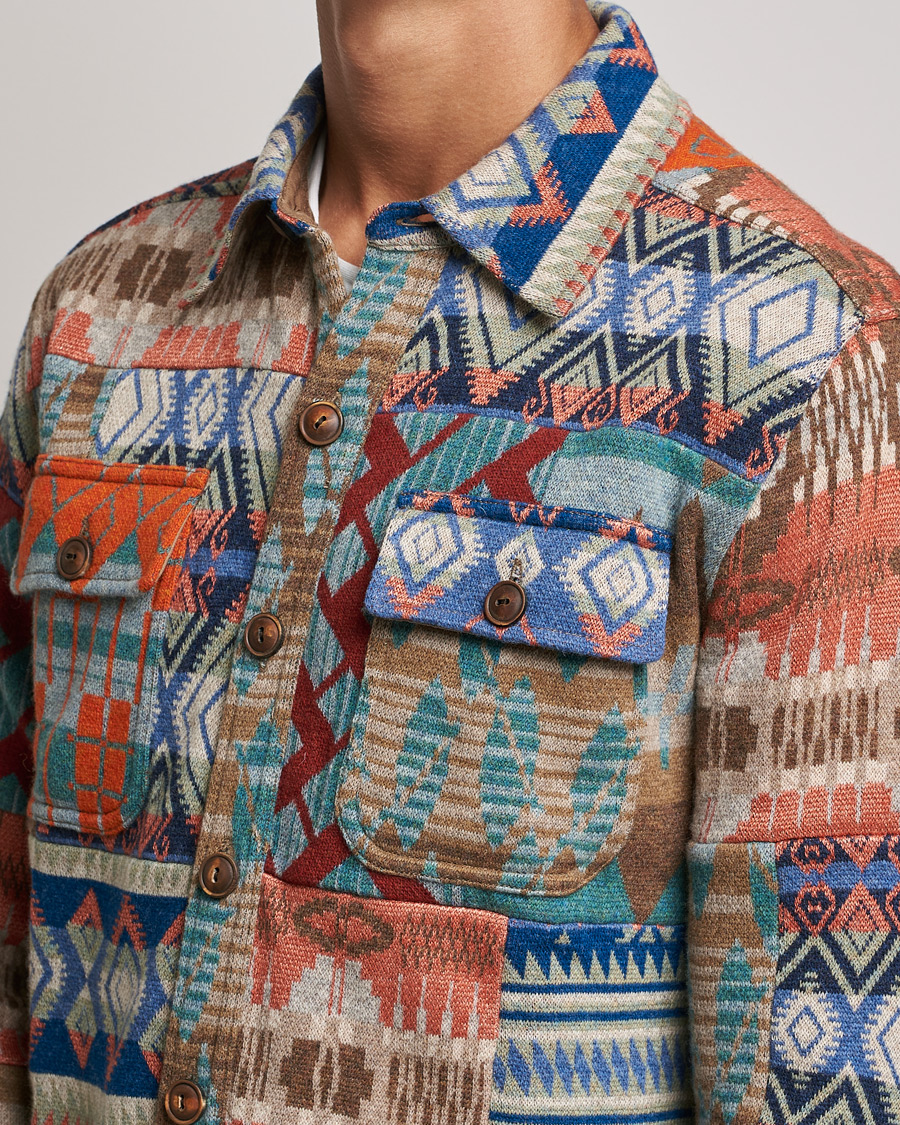Mies | Kauluspaidat | RRL | Limited Edition Patchwork Shirt Multi