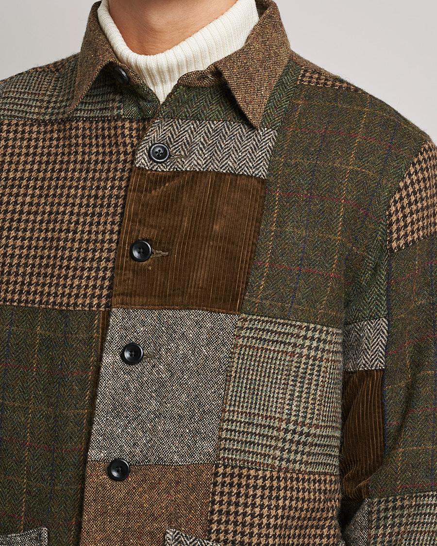 Mies | Kauluspaidat | RRL | Townsend Patchwork Overshirt Tan