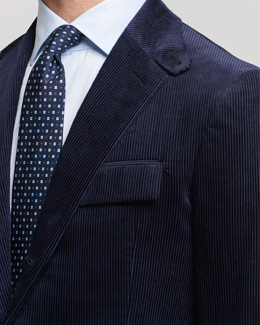Mies | Pikkutakit | Ralph Lauren Purple Label | Wale Corduroy Blazer Chairman Navy