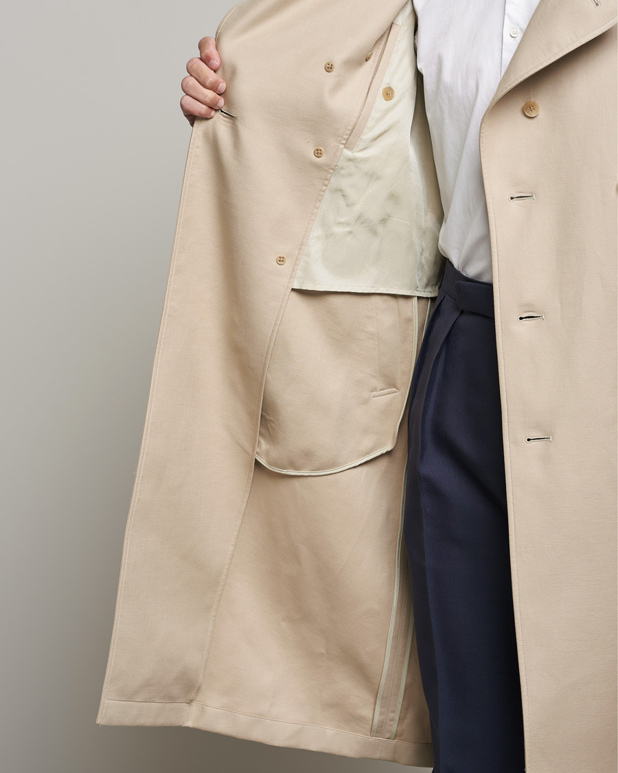 Mies | Takit | Ralph Lauren Purple Label | Classic Trench Coat Khaki Stone