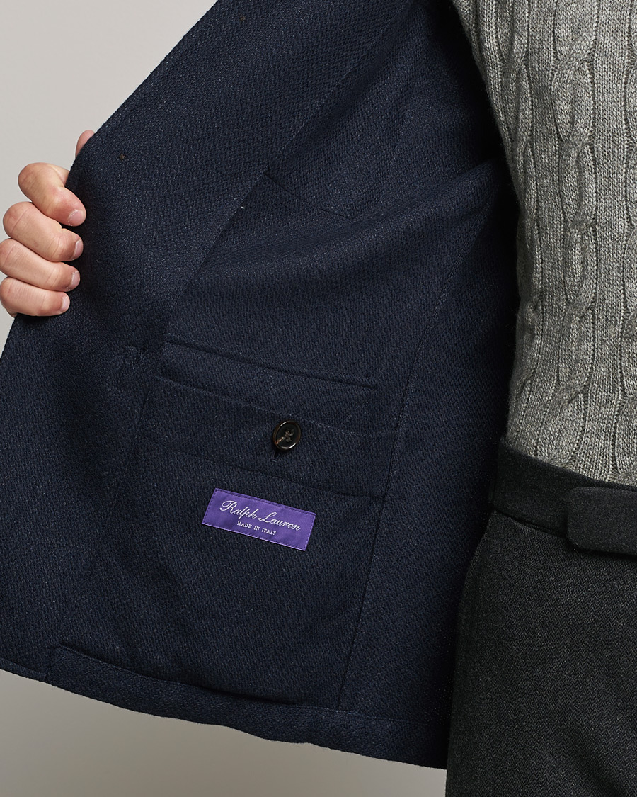 Mies | Takit | Ralph Lauren Purple Label | Snowden Tweed Field Jacket Navy