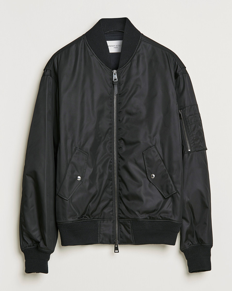 Mies | Takit | Maison Kitsuné | Bomber Jacket Black