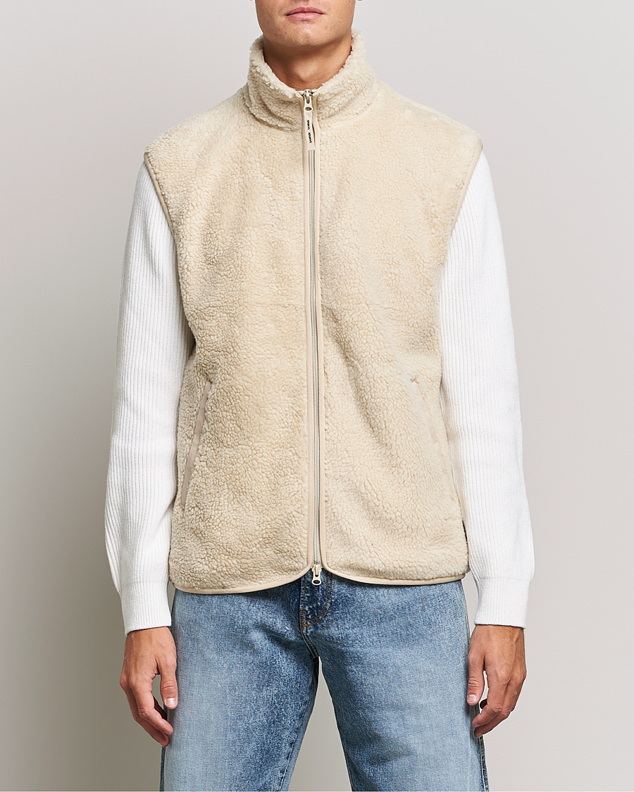 Mies | Puserot | Samsøe Samsøe | Samsøe & Samsøe Rune Fleece Vest Brown Rice