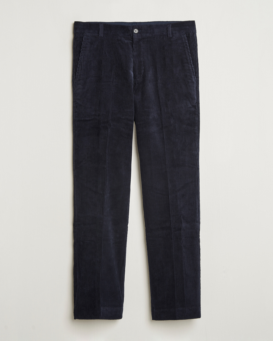 Mies | Housut | Samsøe Samsøe | Fleix Corduroy Trousers Salute Navy