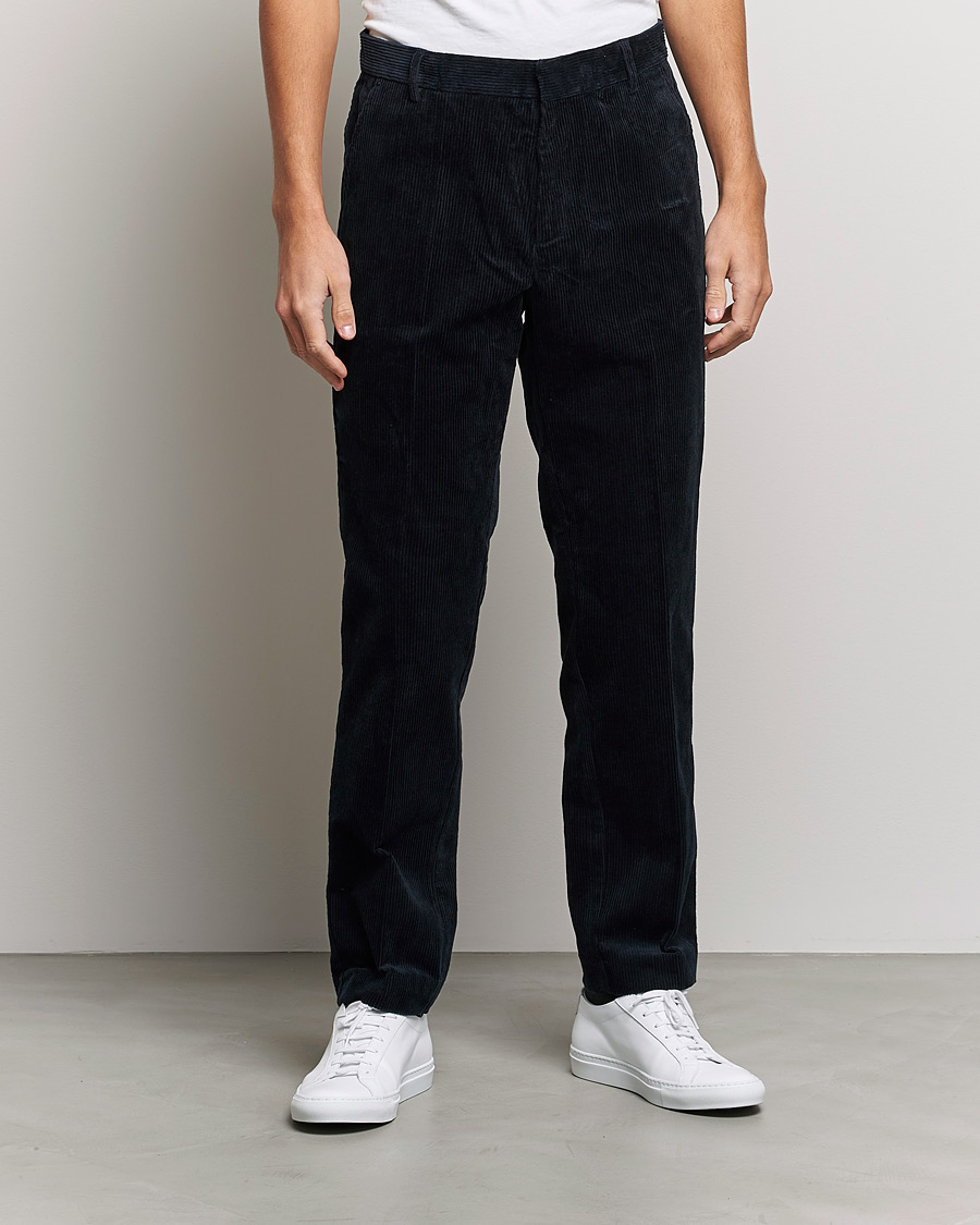 Mies | Housut | Samsøe Samsøe | Fleix Corduroy Trousers Salute Navy