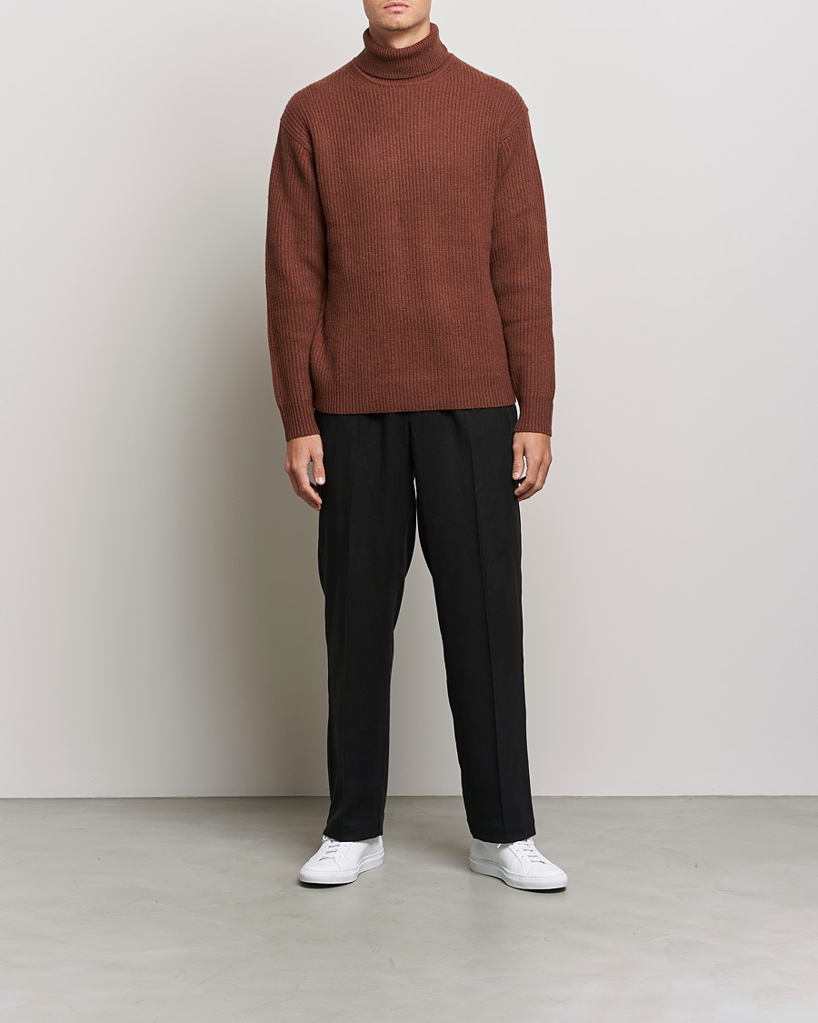 Mies | Samsøe & Samsøe | Samsøe & Samsøe | Logan Heavy Knitted Roll Neck Cappuccino